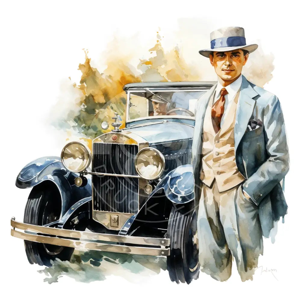 Bügelbild Auto 345-1