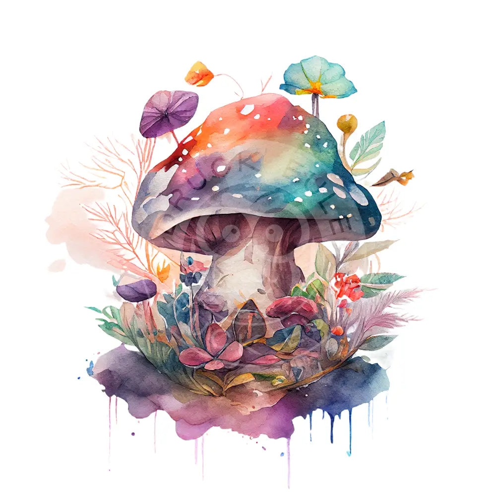 Bügelbild Pilz 21.18