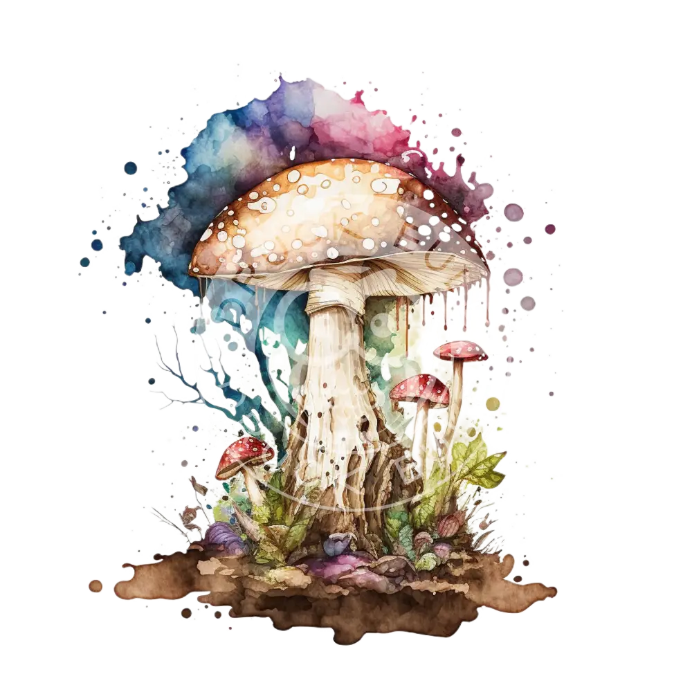 Bügelbild Pilz 21.31
