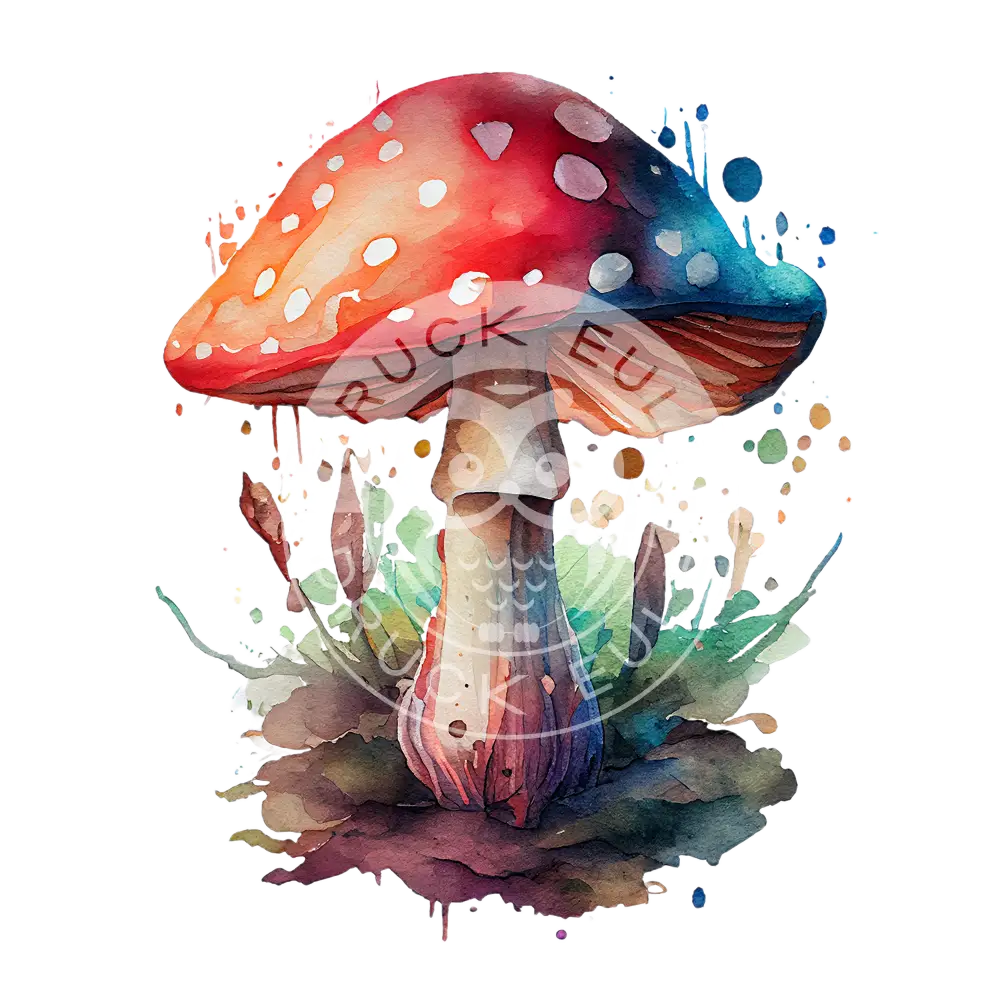 Bügelbild Pilz 21.36