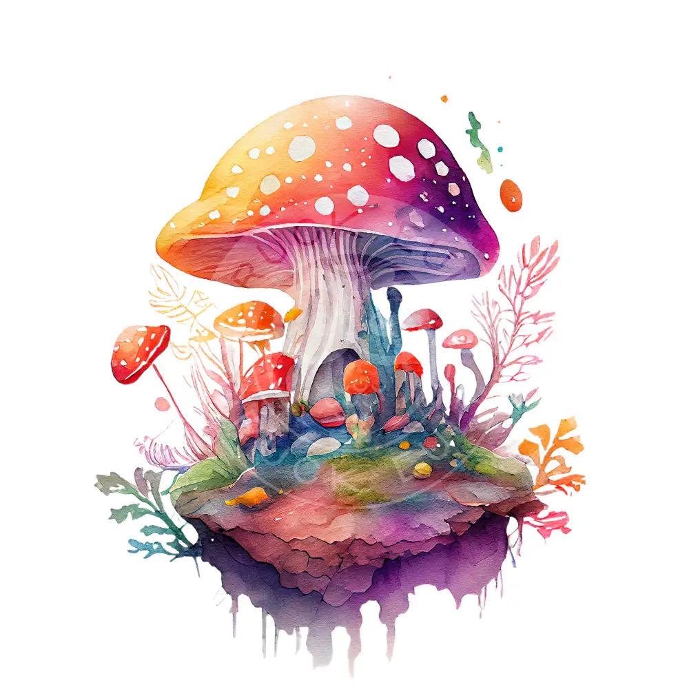 Bügelbild Pilz 21.44