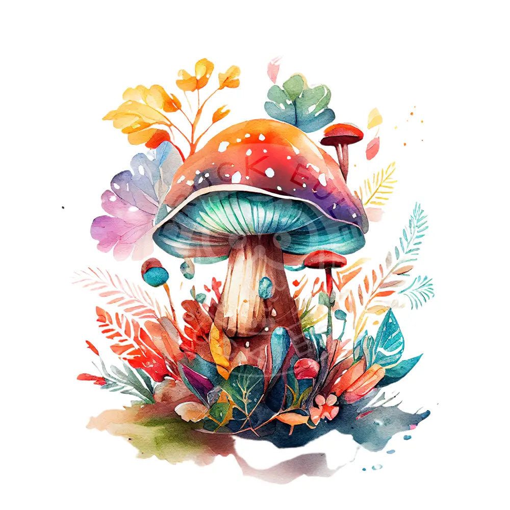 Bügelbild Pilz 21.5