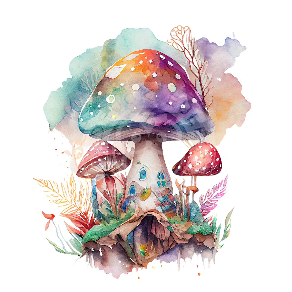 Bügelbild Pilz 21.7