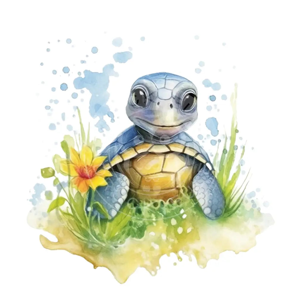 Bügelbild Schildkröte 201-7A