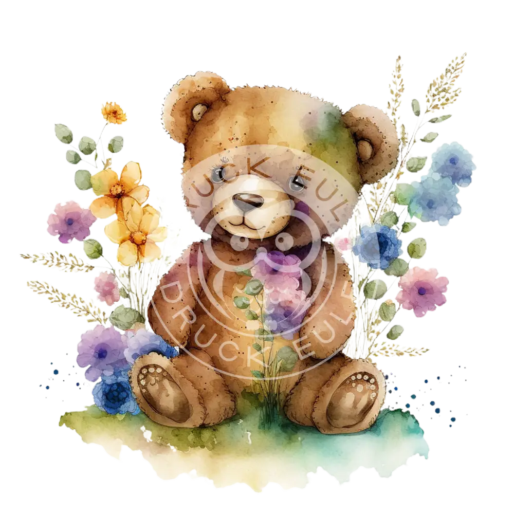 Bügelbild Teddybär 26.12