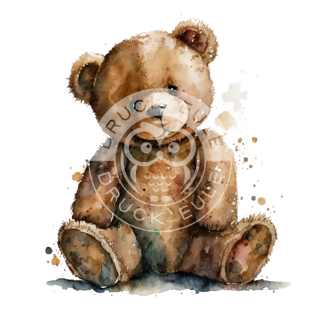 Bügelbild Teddybär 26.2