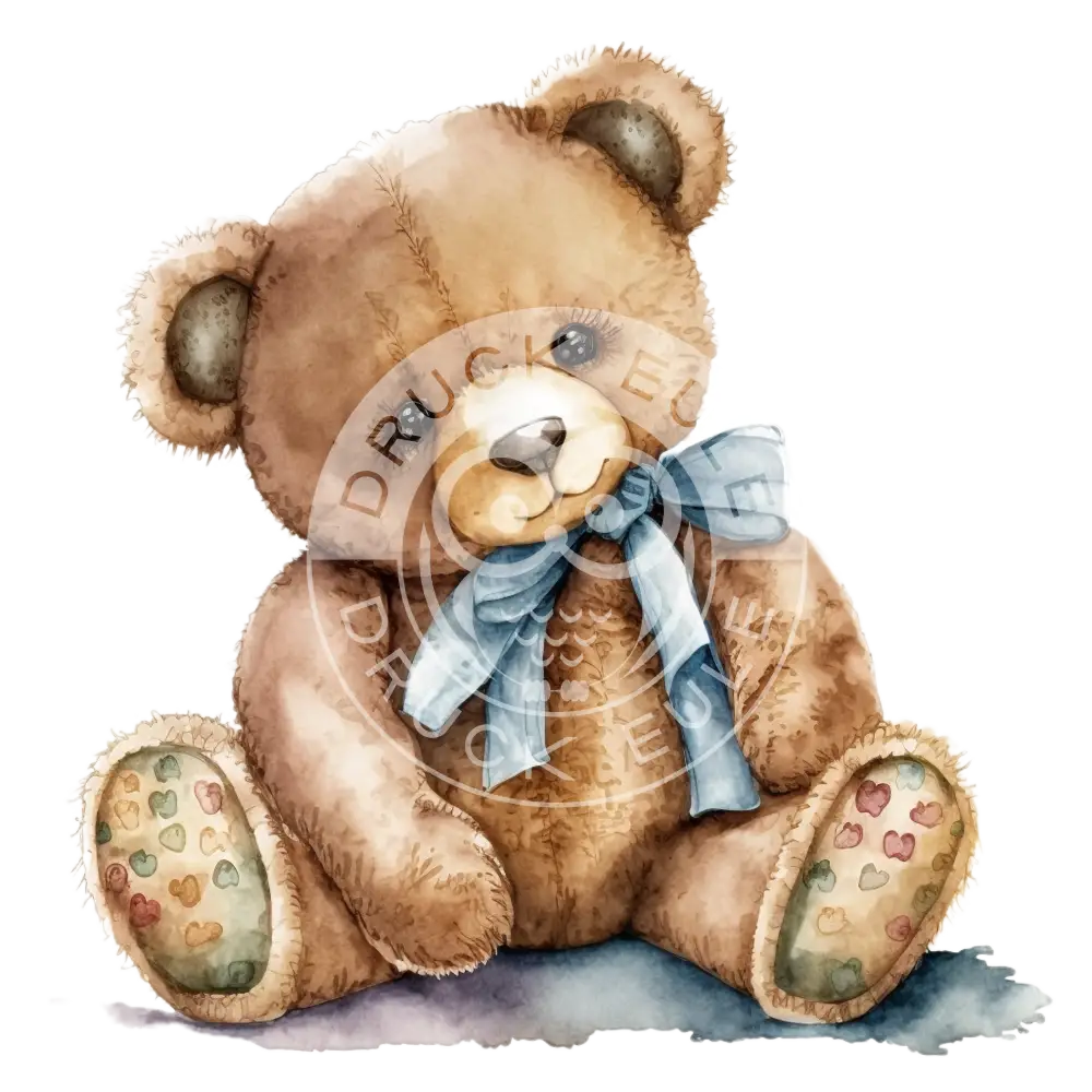 Bügelbild Teddybär 26.3