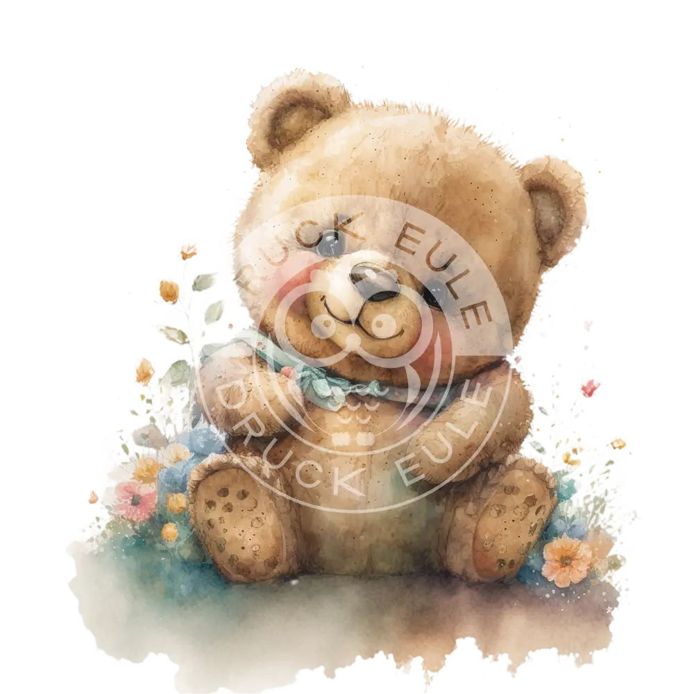 Bügelbild Teddybär 26.8