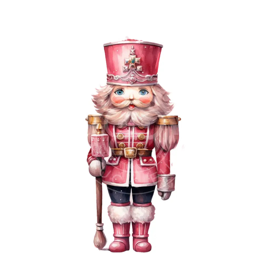 Bügelbild Weihnachten Pink 577-19
