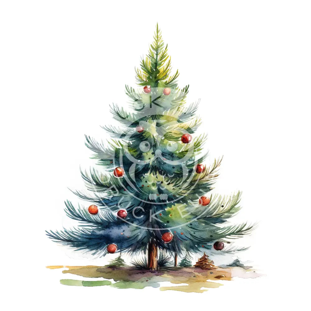 Bügelbild Weihnachtsbaum 503-8