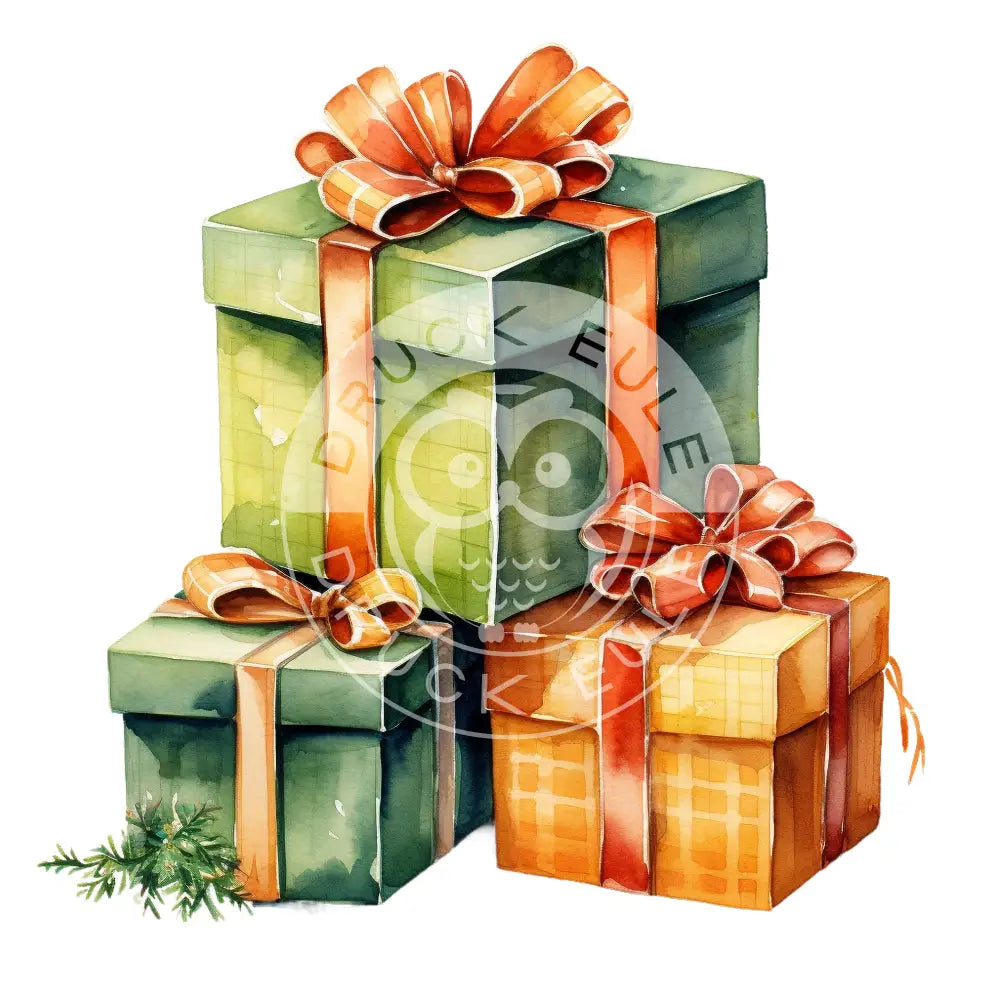 Bügelbild Weihnachtsgeschenke 519-1