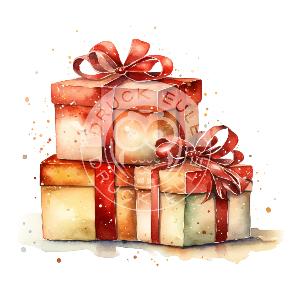 Bügelbild Weihnachtsgeschenke 519-11