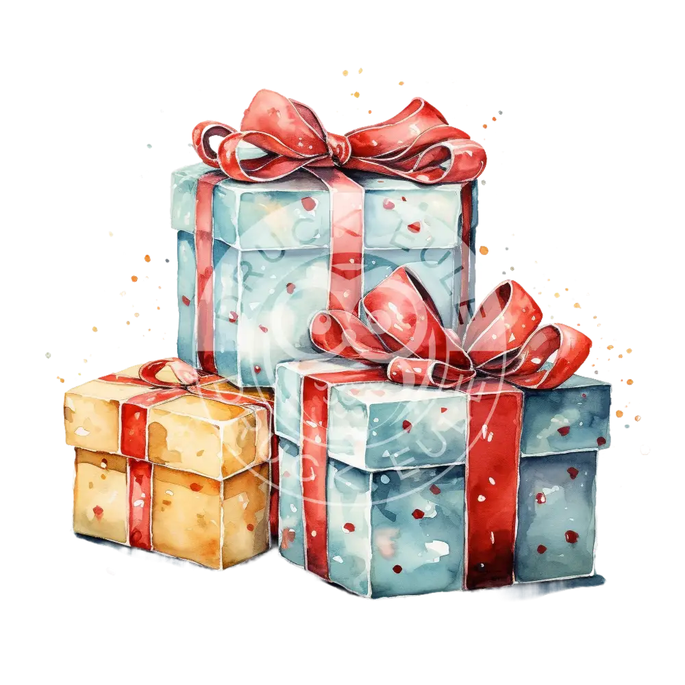 Bügelbild Weihnachtsgeschenke 519-14