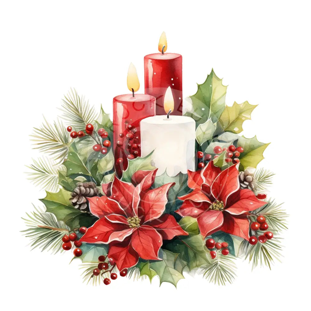 Bügelbild Weihnachtskerze 541-4