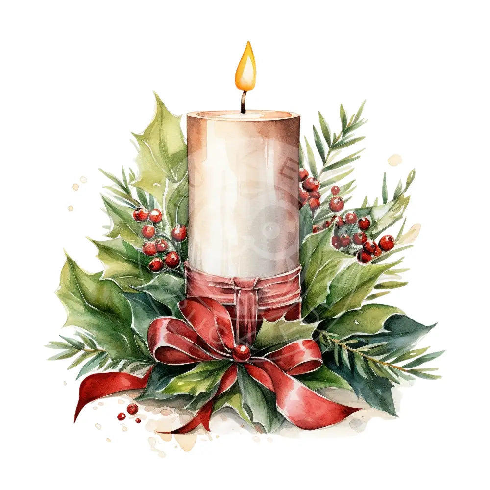 Bügelbild Weihnachtskerze 541-5