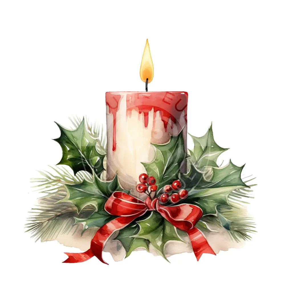 Bügelbild Weihnachtskerze 541-7