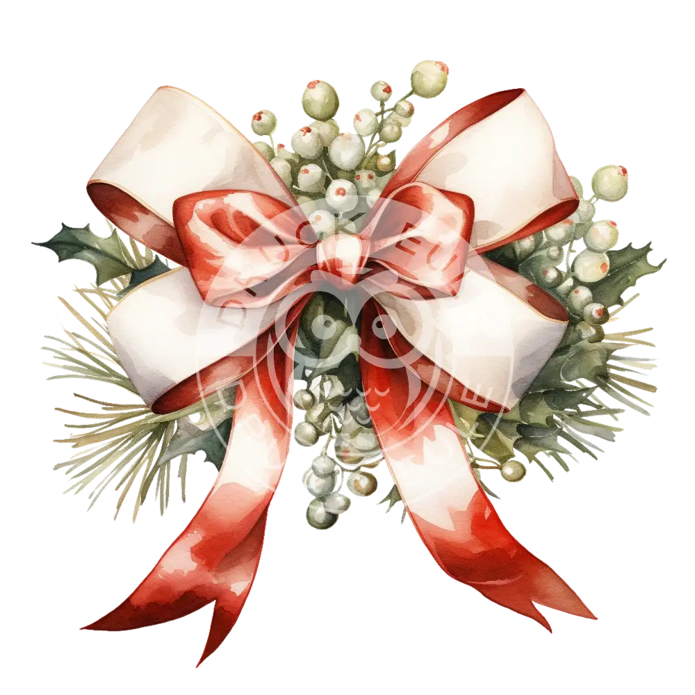 Bügelbild Weihnachtsschleife 537-2
