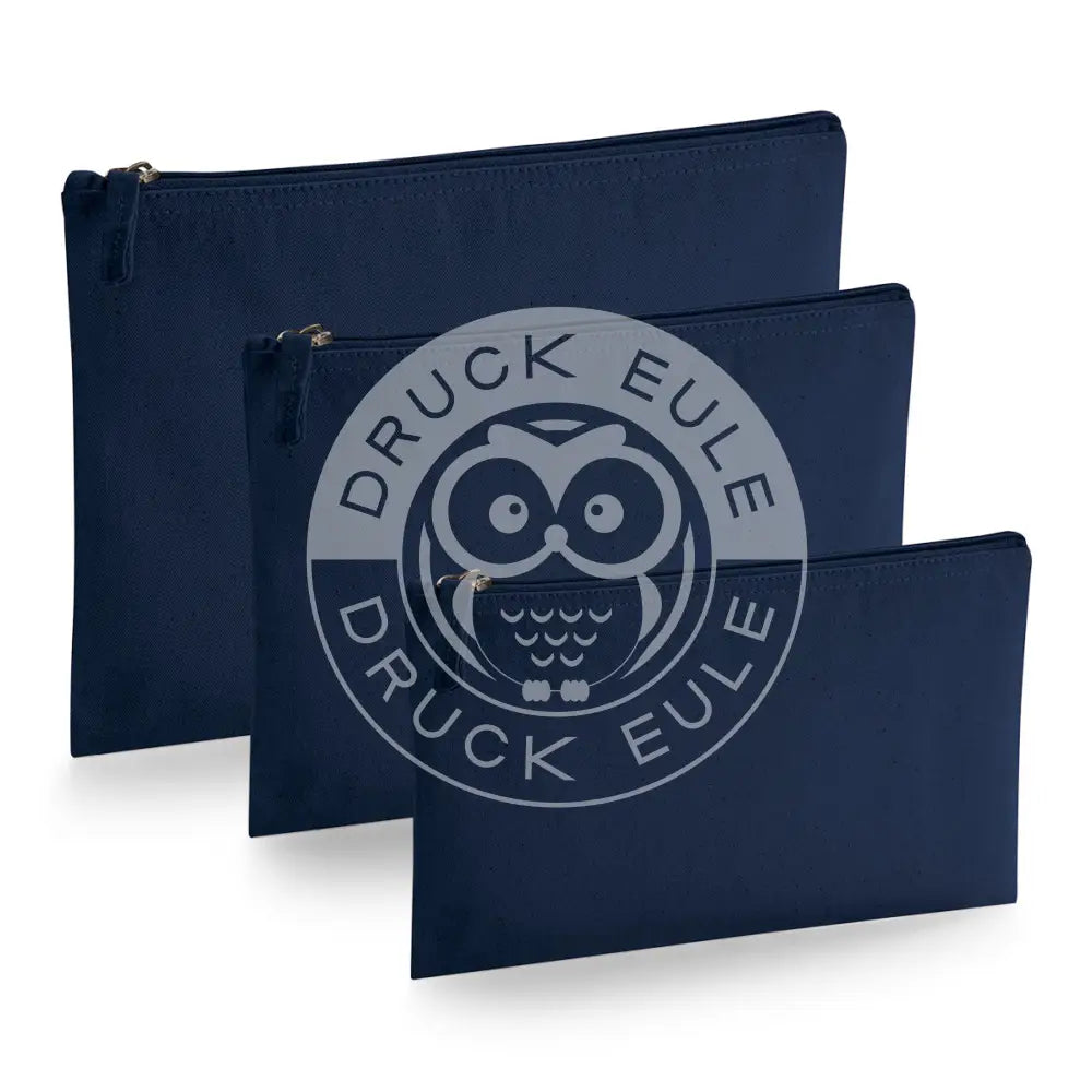 Etui Bio-Baumwolle navy