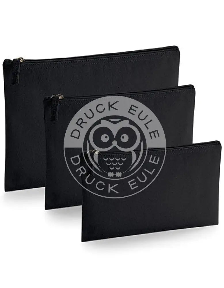 Etui Bio-Baumwolle schwarz