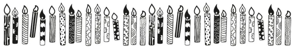 Papierklebeband weiss Kerzen Papierklebeband