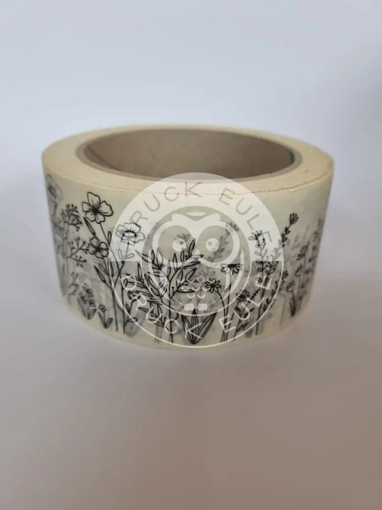 Papierklebeband weiss Blumenwiese rubon