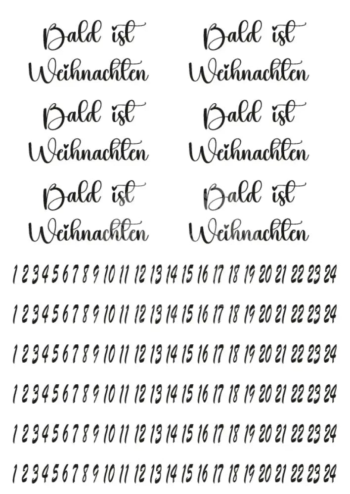 Rubon Bogen Bald ist Weihnachten 2 rubon