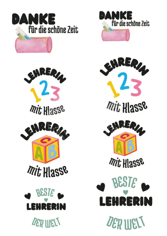 Rubon Bogen Danke 4 rubon