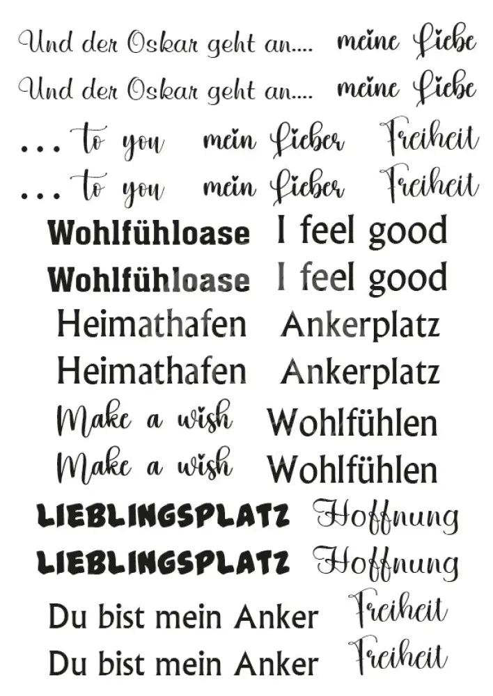Rubon Bogen Klötzli Sprüche 1 - rubon