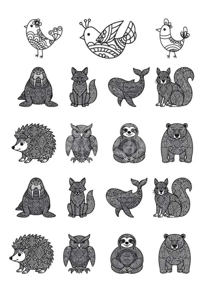 Rubon Bogen Mandala Tiere 1 rubon