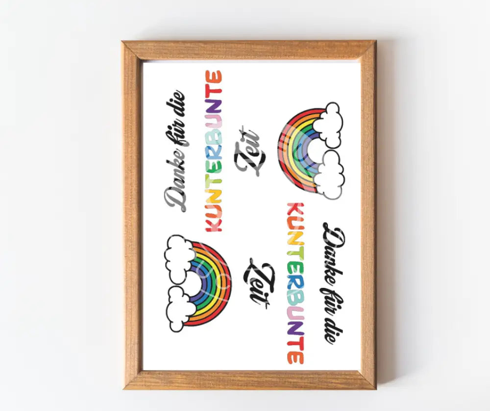 Rubon Bogen Regenbogen Kunterbunte Zeit rubon
