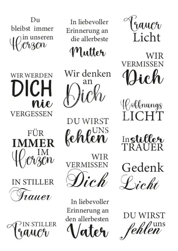 Rubon Bogen Trauer rubon