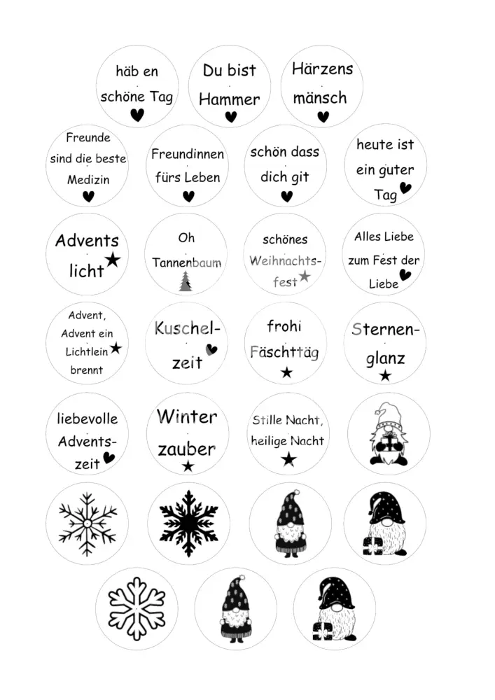 Teelichtbotschaft Weihnachten 1