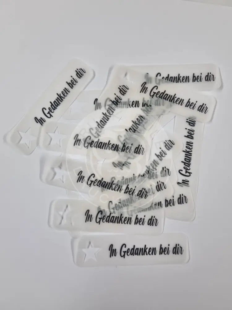Transparentpapier In Gedanken bei dir