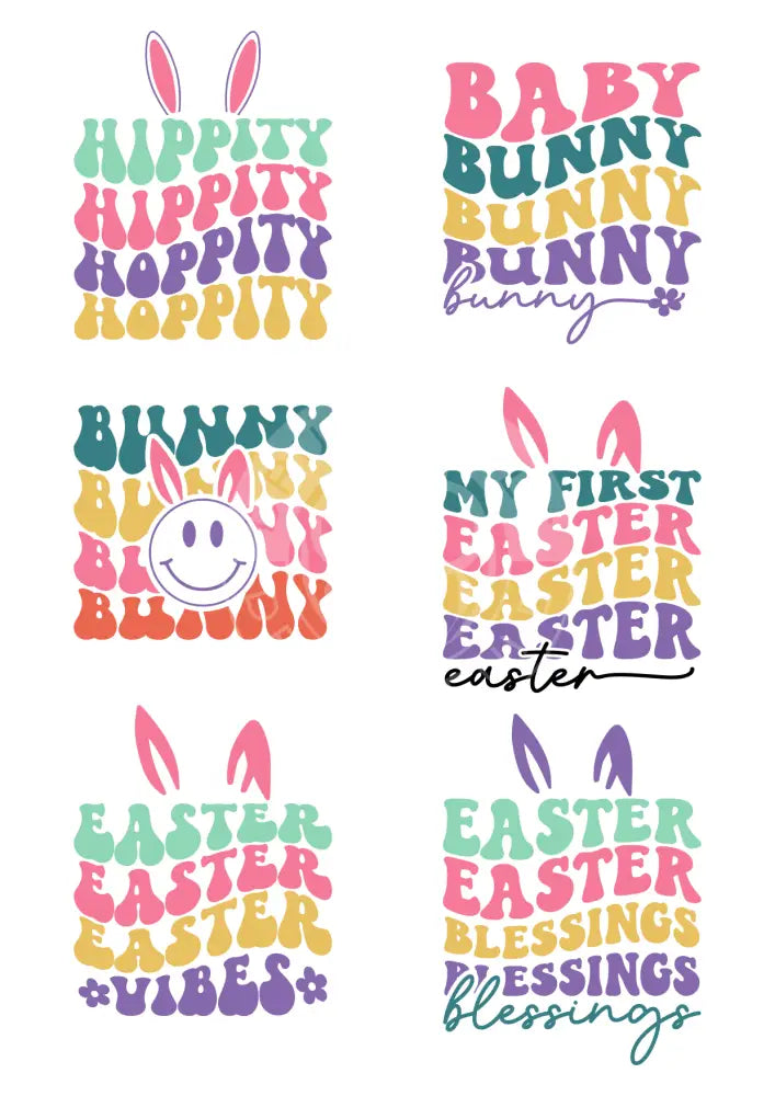 Wasserschiebefolie Ostern 3