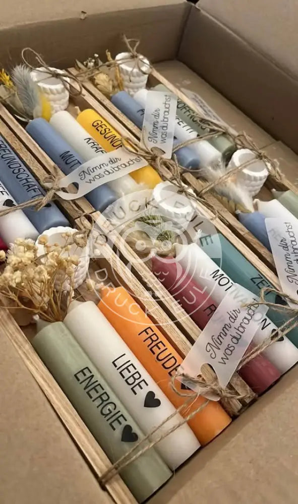 Wasserschiebefolie Kleine Stabkerzen 7