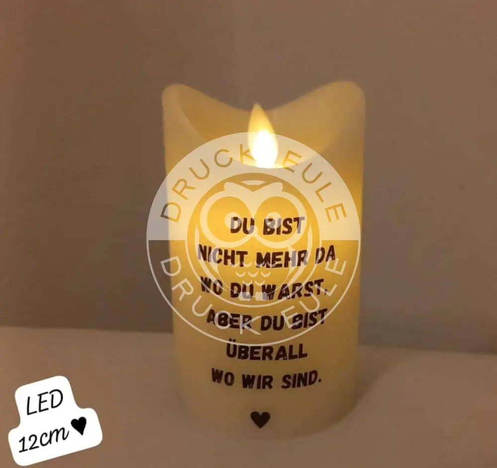 Wasserschiebefolie Trauer Für Blockkerzen