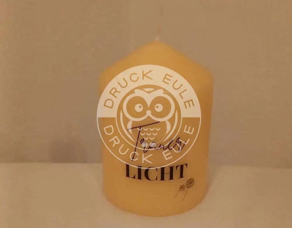 Wasserschiebefolie Trauer Für Blockkerzen