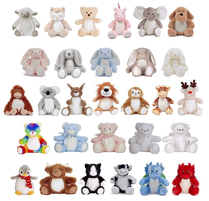 Print Me Plüsch Tiere