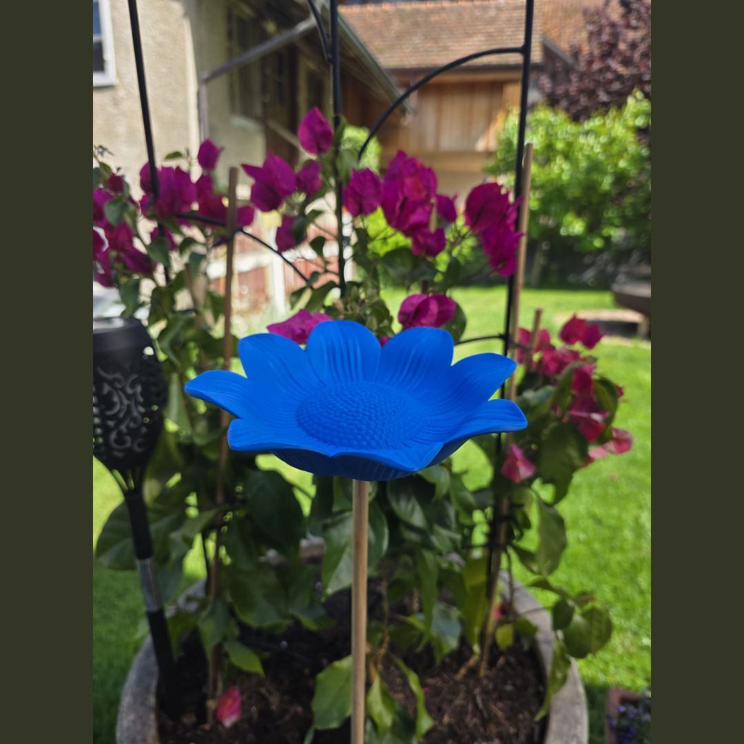 3D-Druck Insektentränke Blume