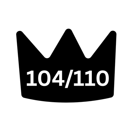 Bügelbild Krone 98-116