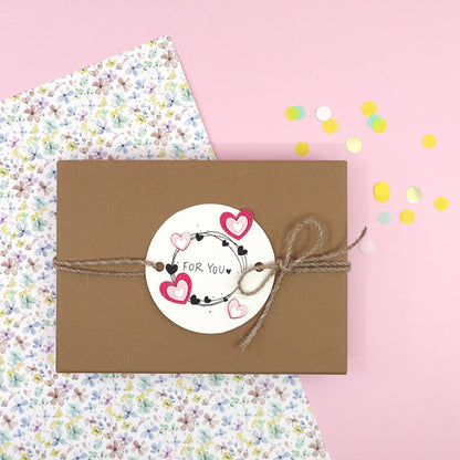 Stempel Kreis mit Herz