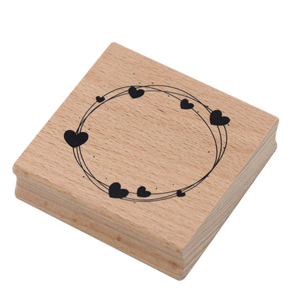 Stempel Kreis mit Herz