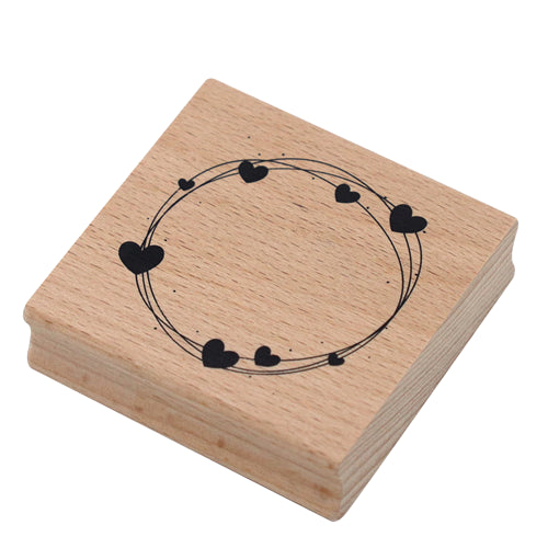 Stempel Kreis mit Herz