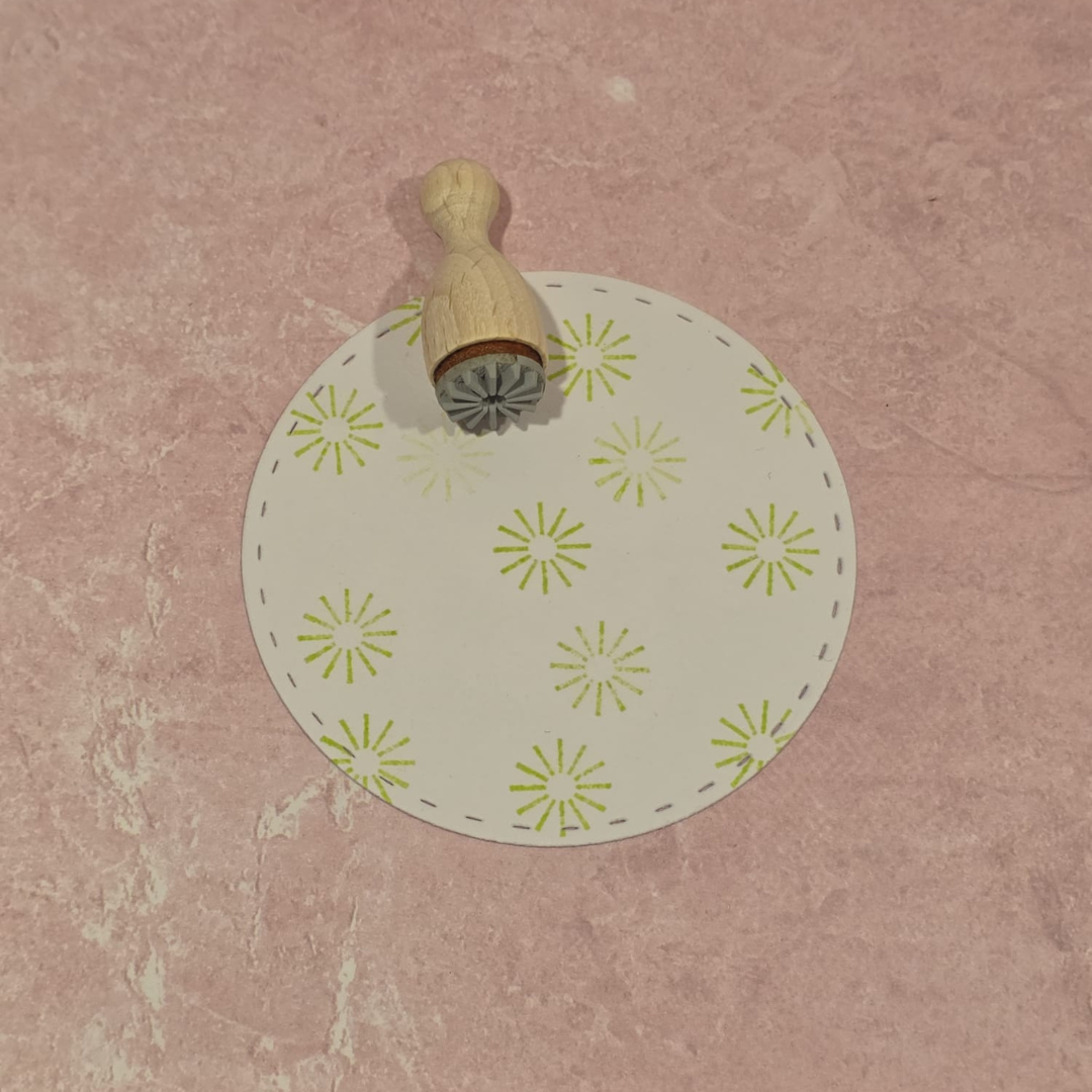 Stempel Strahlenflocke mini