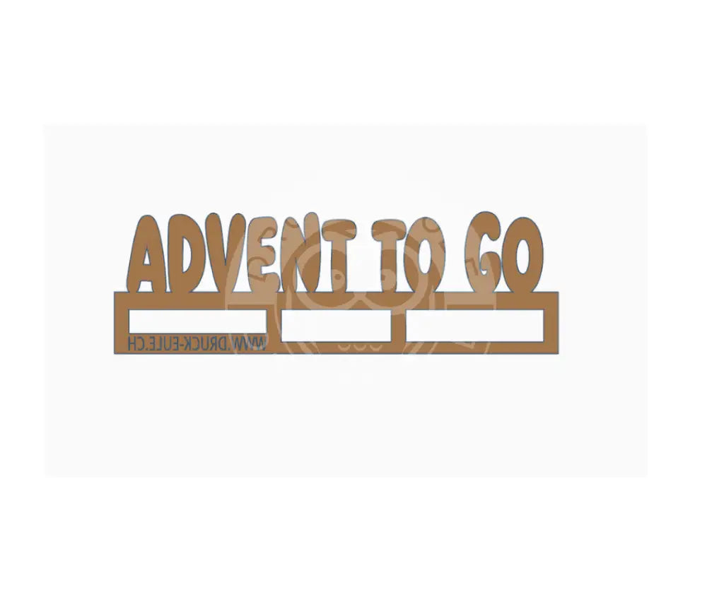 3D-Druck Advent to go rubon