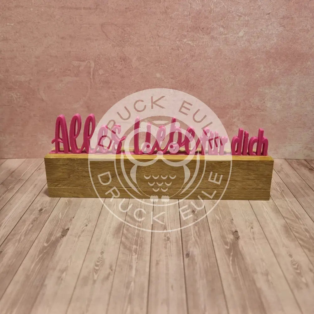 3D-Druck Alles liebe für dich rubon