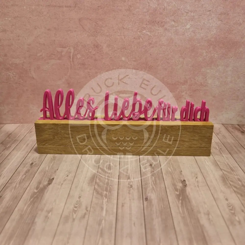 3D-Druck Alles liebe für dich rubon