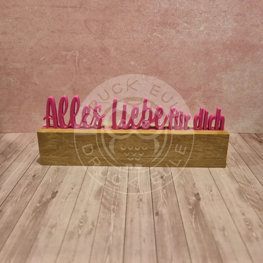 3D-Druck Alles liebe für dich rubon