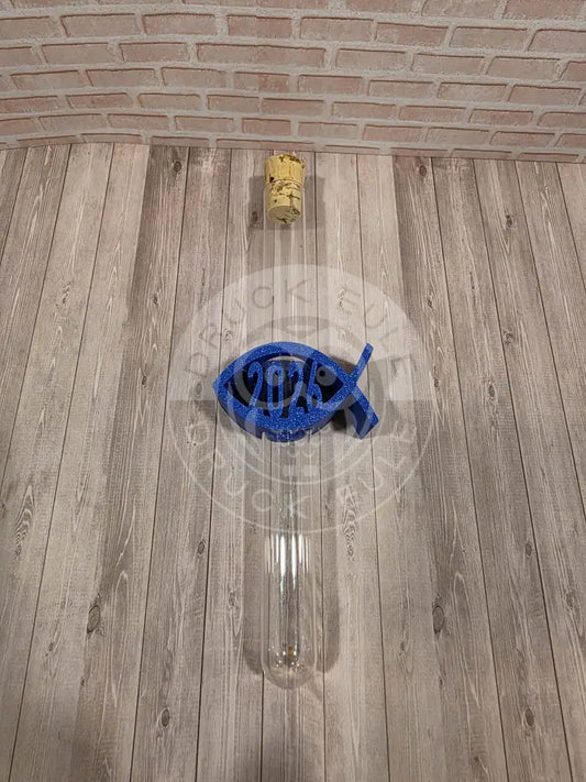 3D-Druck Fisch für Reagenzglas 1 rubon