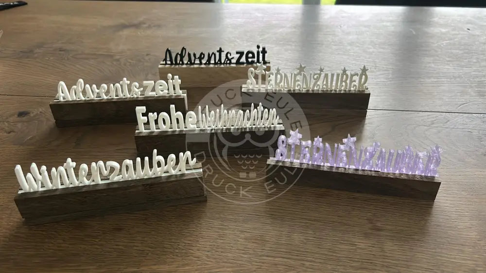 3D-Druck Frohe Weihnachten 3d druck